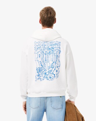 Loose Fit Print Hoodie