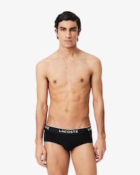 3-Pack Plain Cotton Logo Briefs