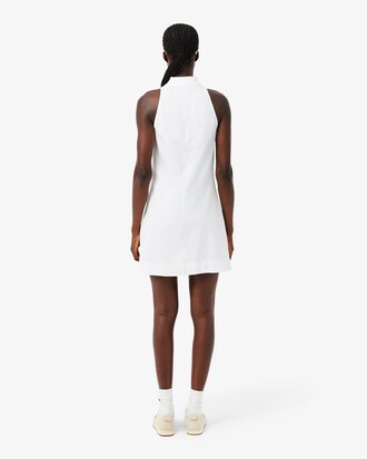 Sleeveless Piqu&eacute; Polo Dress