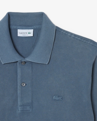 Classic Fit L.12.12 Washed Effect Polo Shirt
