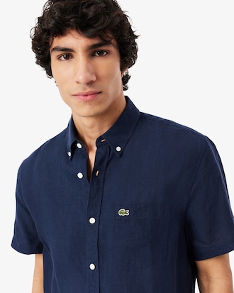 Short Sleeved Linen Shirt