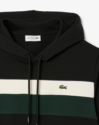 Colour-Block Fleece Hoodie