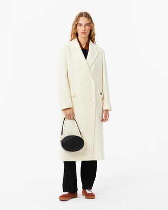 Maheki Oval Embossed Leather Purse