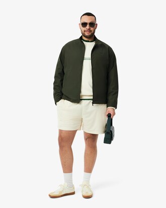 Water-Repellent Harrington Windbreaker Jacket