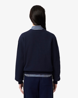 V Neck Moss Stitch Cotton Cardigan