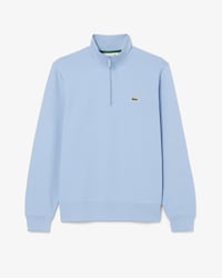 High Neck Zipped Fleece Sweatshirt
