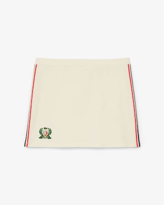 French Made Textured Piqué Skirt