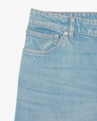 Loose Fit 5 Pocket Denim Jeans