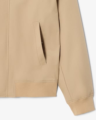 Water-Repellent Twill Harrington Jacket