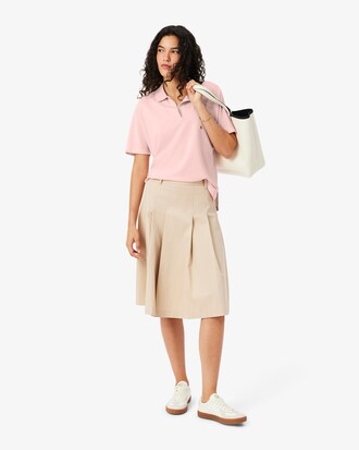 Relaxed Fit Fluid Piqu&eacute; Polo Shirt