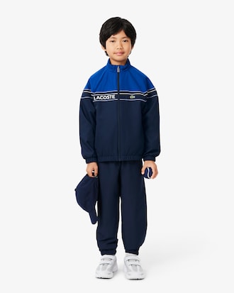 Diamond Taffeta Colour-Block Tracksuit