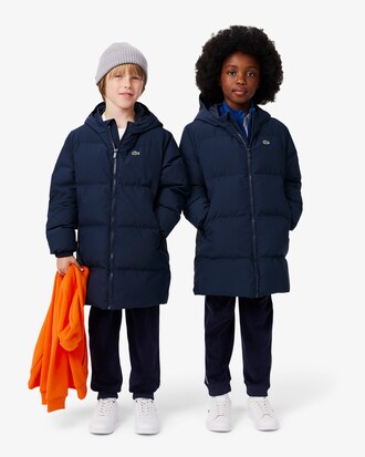 Long Recycled Fabric Puffer Jacket