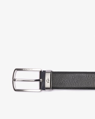 Smooth Leather Belt and 2 Buckle Gift Set