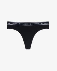 Logo Waist Stretch Cotton String Briefs