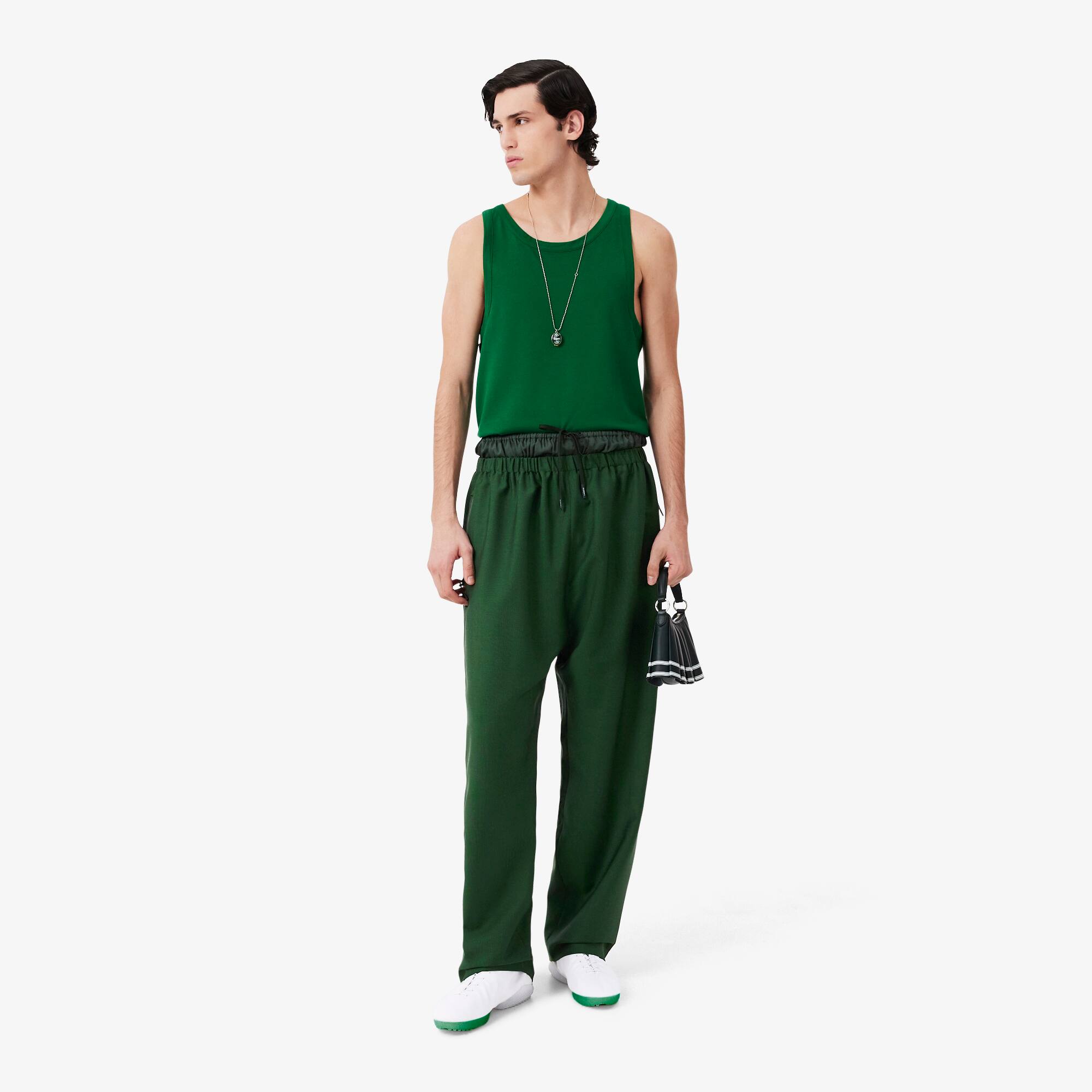 Runway Mixed Fabric Wool Pants - Trackpants - New In 2026 | Lacoste