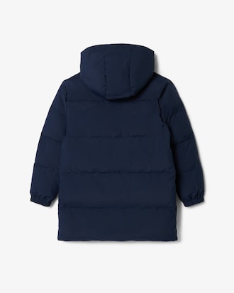 Long Recycled Fabric Puffer Jacket