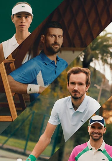 Novak Djokovic, Daniil Medvedev, Arthur Fils, Grigor Dimitrov and the entire Lacoste team are ready for the next Grand Slam.