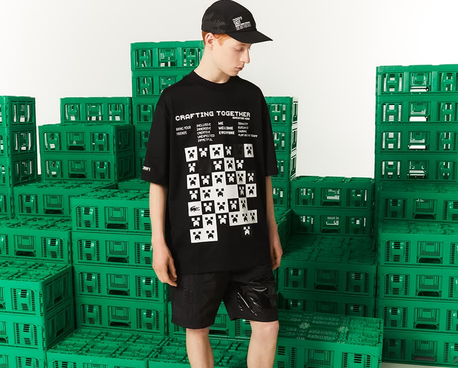 camisetas lacoste estampadas