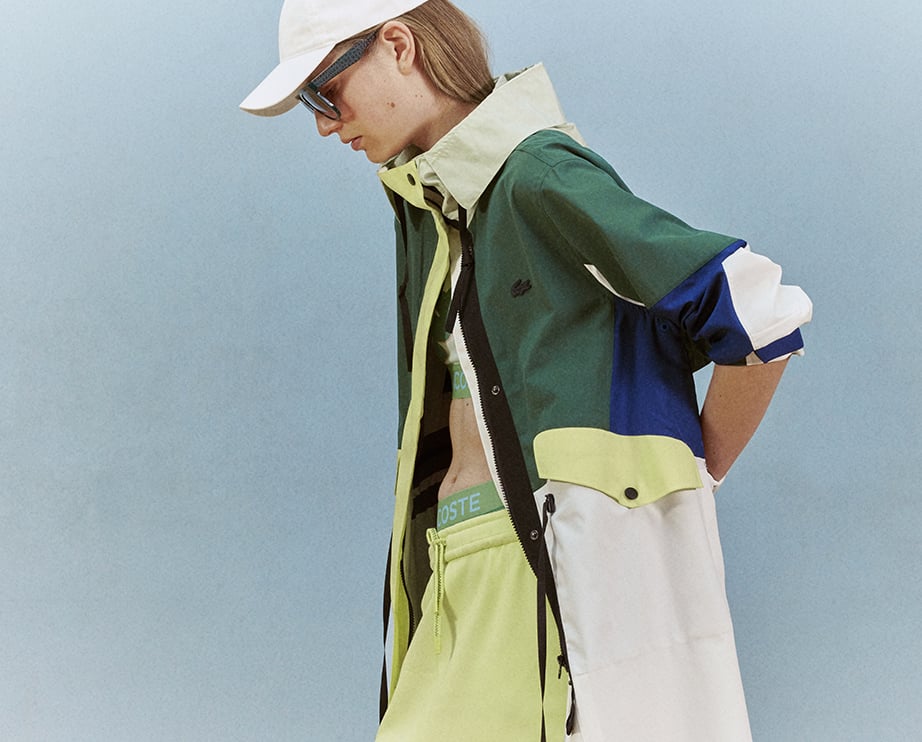 Chaquetas y abrigos Lacoste | Chubasquero técnico de Lacoste SPORT Golf con  cremallera Azul Marino/Blanco Mujer • Uredi Sam