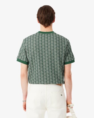Camiseta de jacquard con monograma