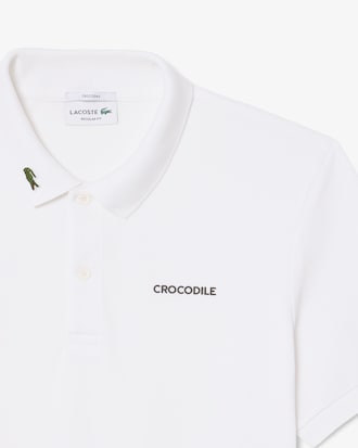 Polo de corte regular con detalles de marca L.12.12