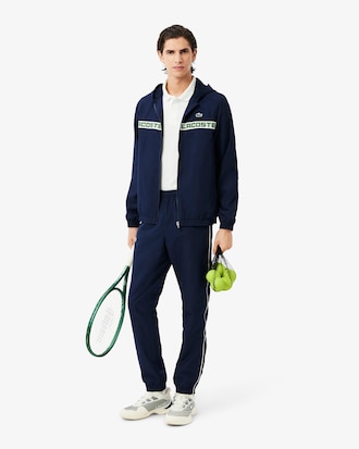 Chándal de tenis con raya con logotipo