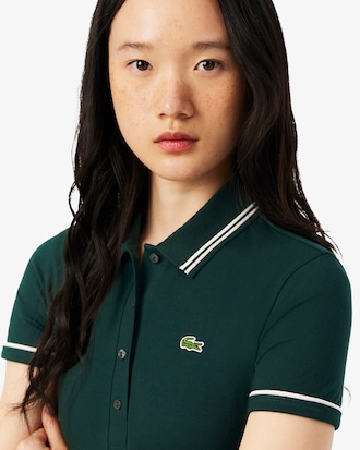 Polo con ribete de corte ajustado L.12.D