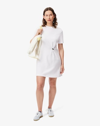 Vestido-camiseta drapeado