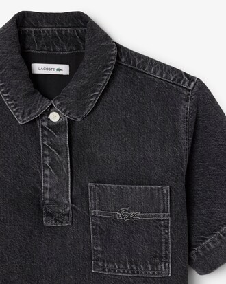Vestido de denim de algodón oversized