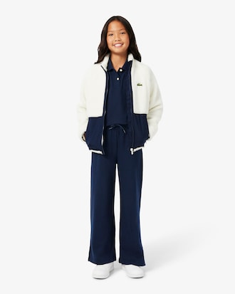 Pantal&oacute;n de ch&aacute;ndal de felpa con pierna acampanada