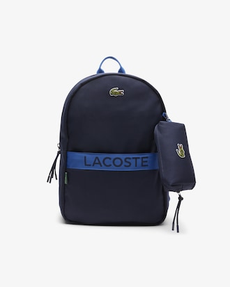 Mochila de tres bolsillos con estuche