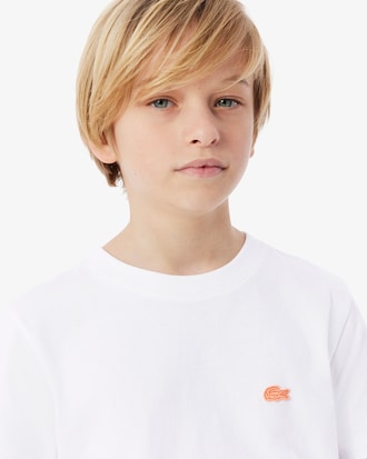 Camiseta de algod&oacute;n con estampado de cocodrilo