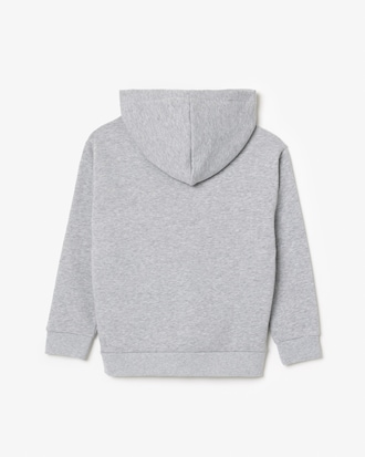 Sudadera de felpa con estampado en contraste