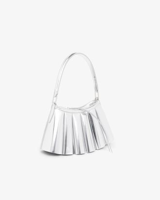 Bolso de piel efecto espejo Lenglen peque&ntilde;o