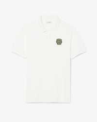 Polo de minipiqu&eacute; con insignia classic fit