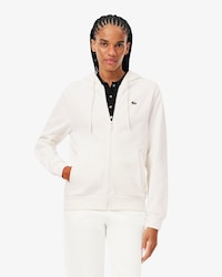 Sudadera con capucha de felpa con cremallera