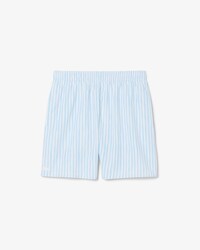 Short de ba&ntilde;o de rayas de largo medio