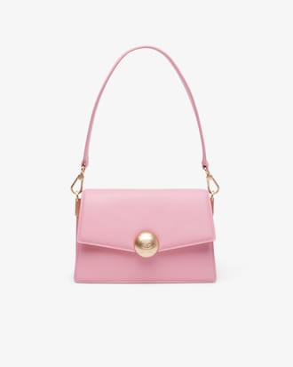 Bolso con solapa de piel Tennis Bliss