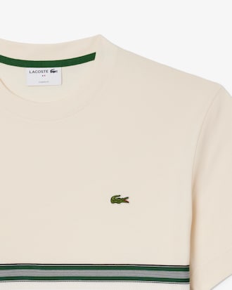 Camiseta con franja de rayas fabricada en Francia