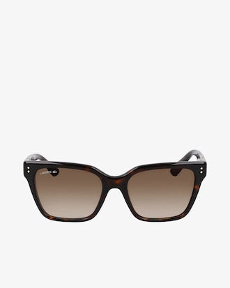 Gafas rectangulares Croco Skin de acetato