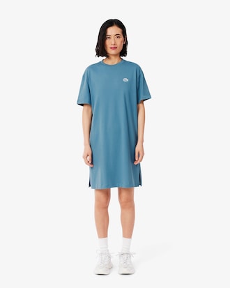 Vestido-camiseta de punto jersey de algodón oversized