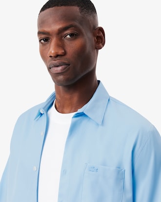 Camisa de corte regular de algodón