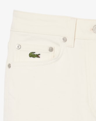 Pantal&oacute;n vaquero de corte recto y tiro alto