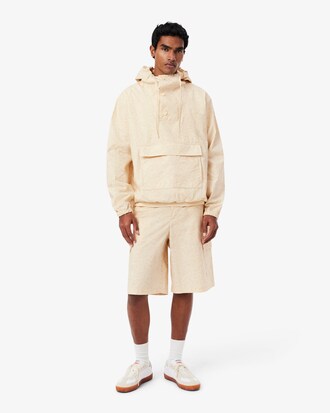 Bermudas cargo estampadas de corte recto