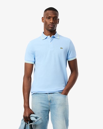 Polo de corte regular L.12.12 con ribetes decorativos