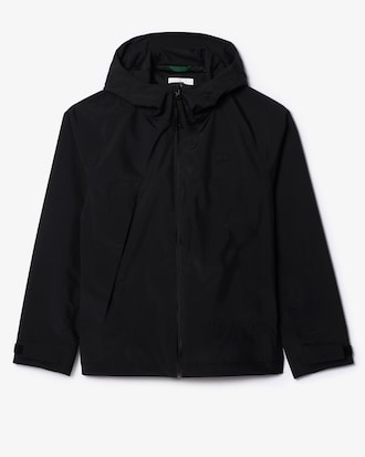 Chaqueta con capucha ligera hidrófuga
