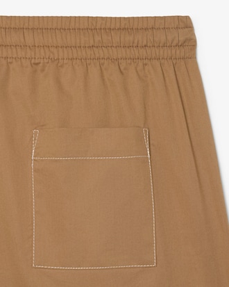 Pantal&oacute;n corto de sarga de algod&oacute;n de corte holgado