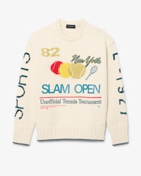 Jersey de intarsia con motivo bordado Runway