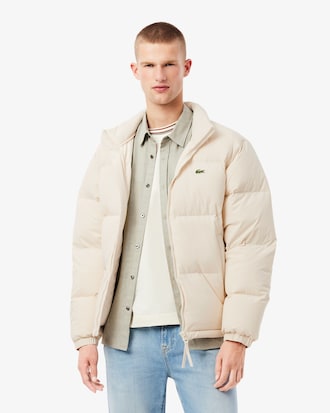 Chaqueta acolchada con capucha hidrófuga