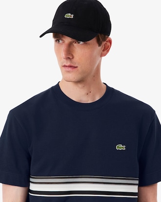 Camiseta con franja de rayas fabricada en Francia